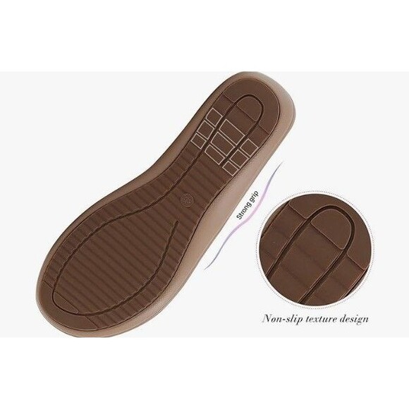 Pink Floral Perforated Wedge Sandals Women’s Size 6 Hook & Loop Comfort Shoes - Picture 4 of 8